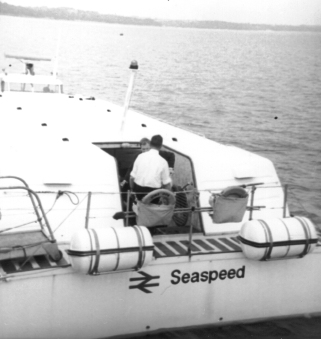 Hoovercraft von Portsmouth zur Isle of Wight 1969