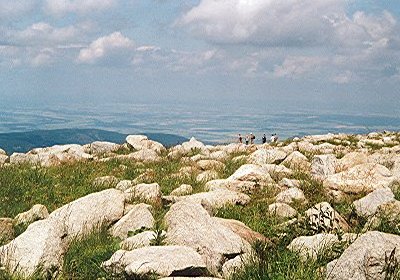 Farbphoto: Blick vom Brocken im Harz am 21. Juni 2008. Photo: Dr.A.B..