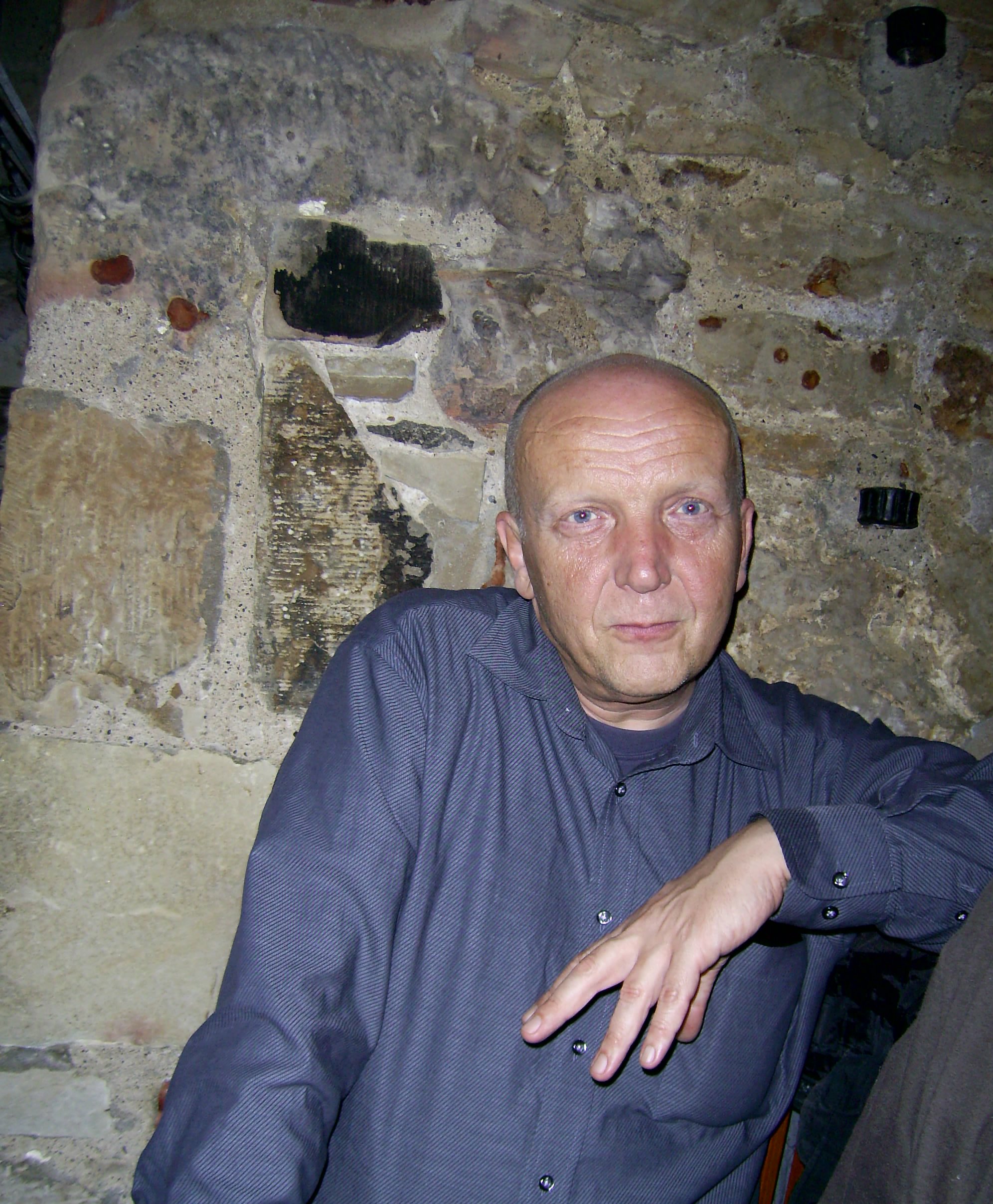 Farbphoto von Erwin Thomasius im Keller des Hildesheimer Rathauses im Mai 2007. Photo: M.D.