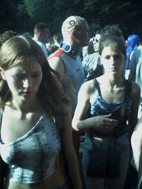 Photo vom Abend der Loveparade in Berlin am 21.07.2001